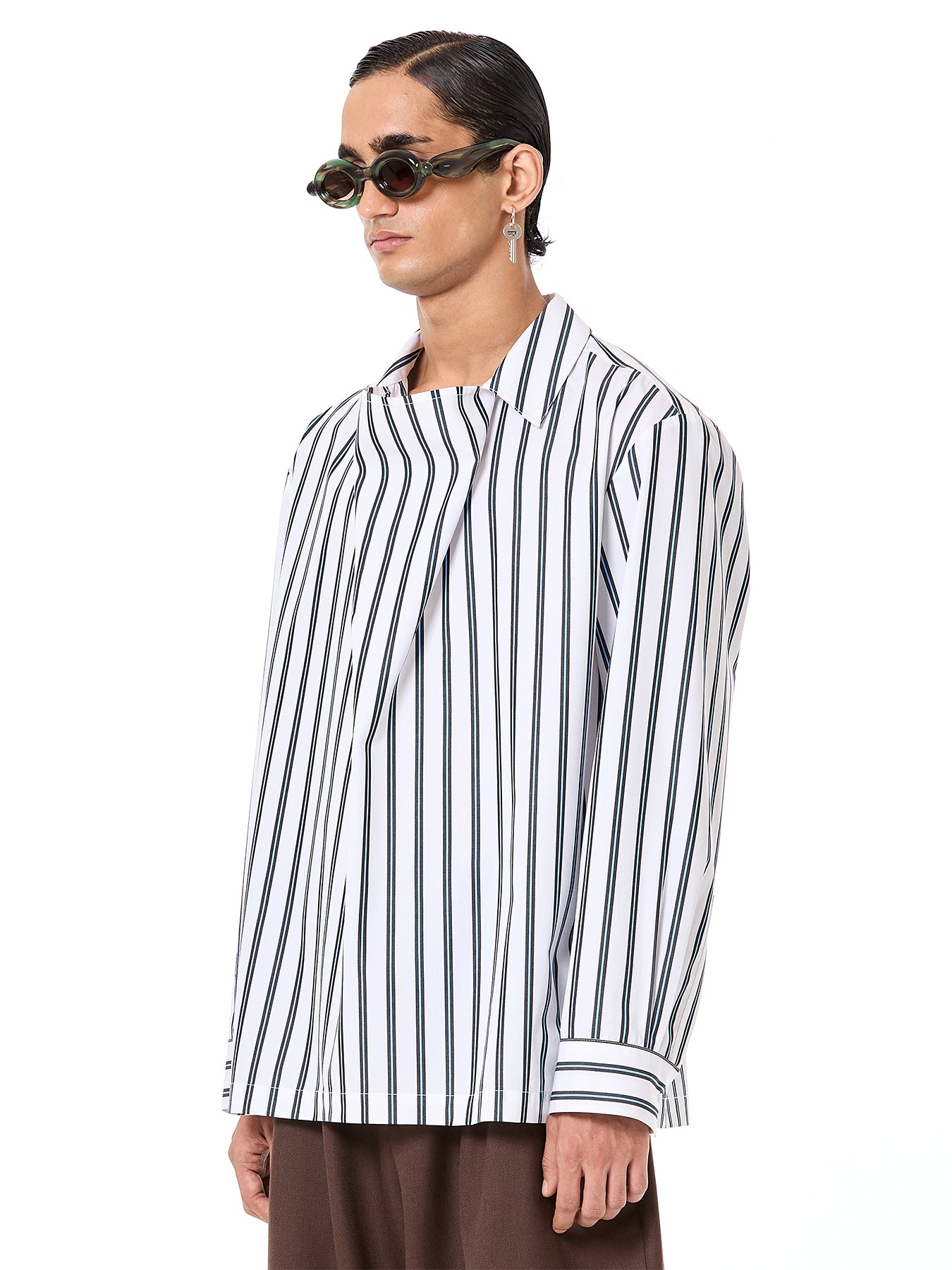 Draped Polo Shirt