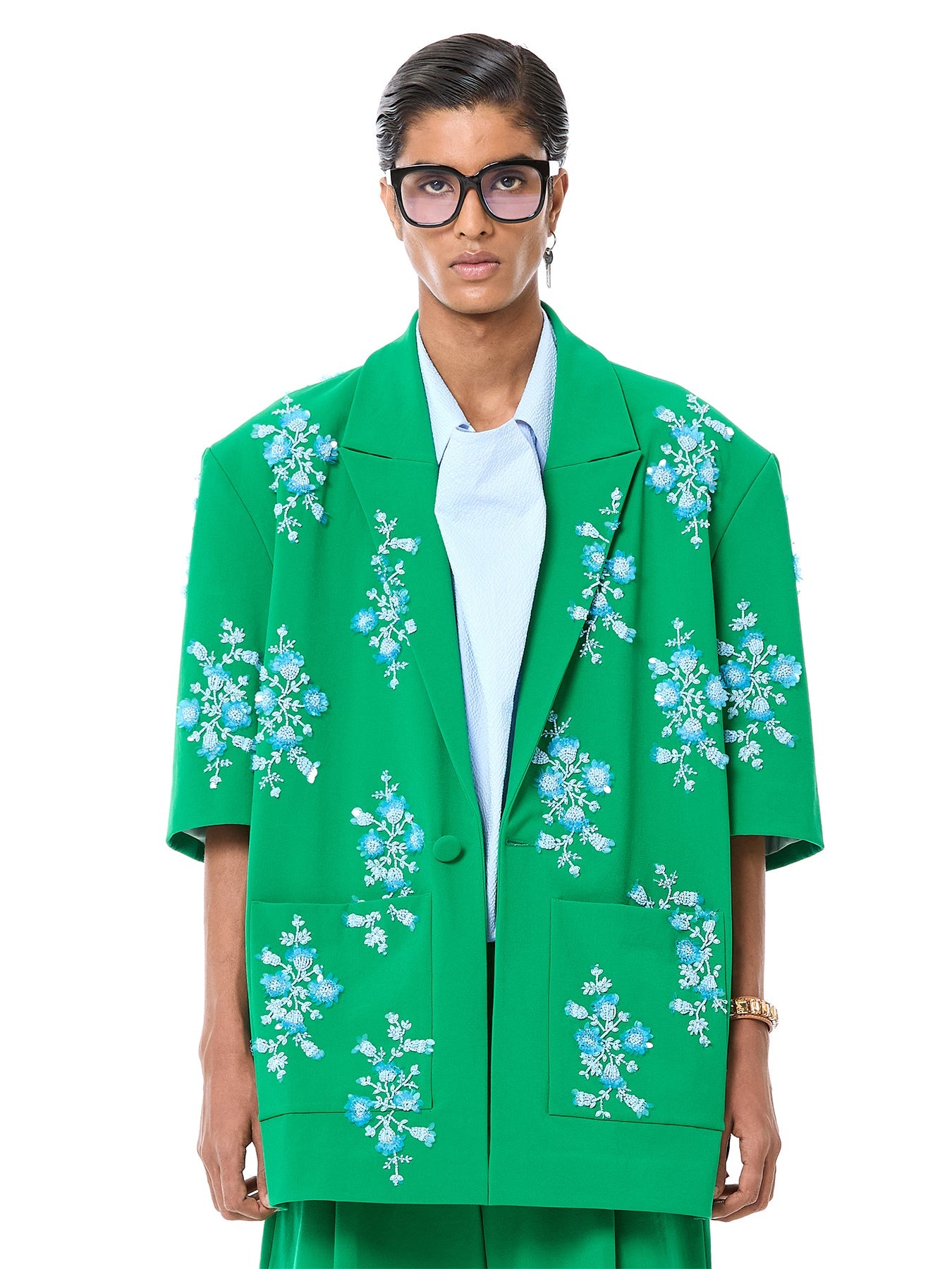 Handcrafted Maxi Blazer