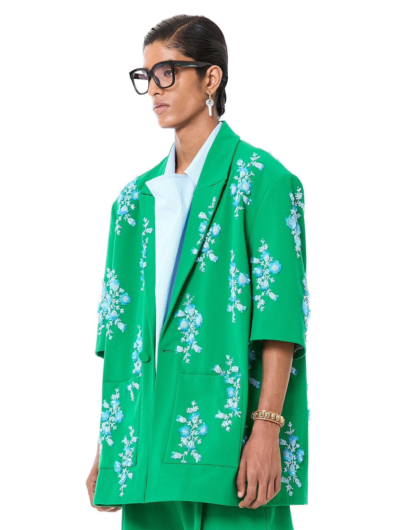 Handcrafted Maxi Blazer