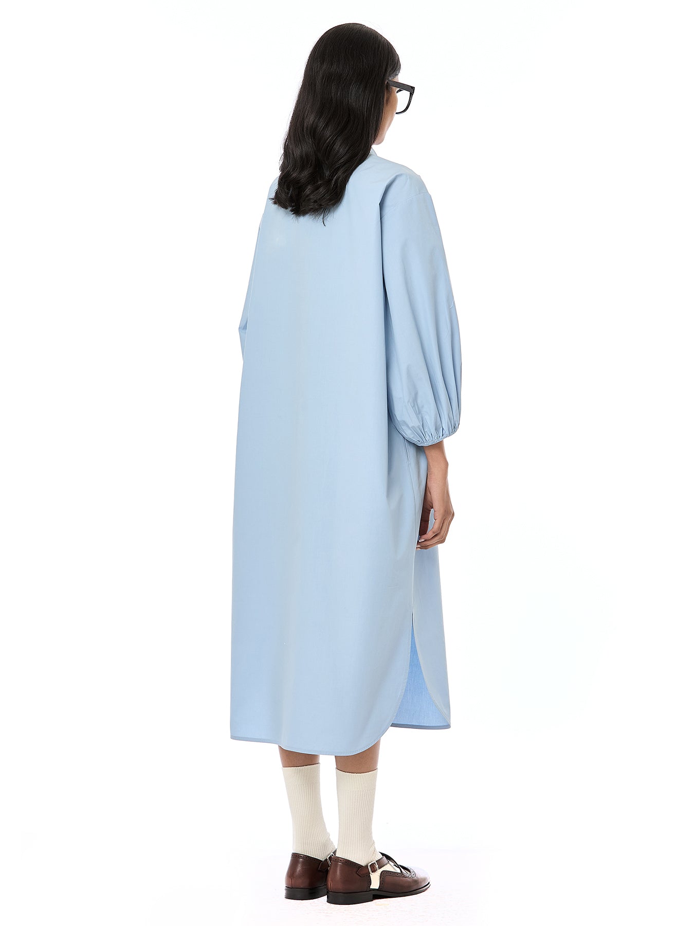 Solid Midi Dress