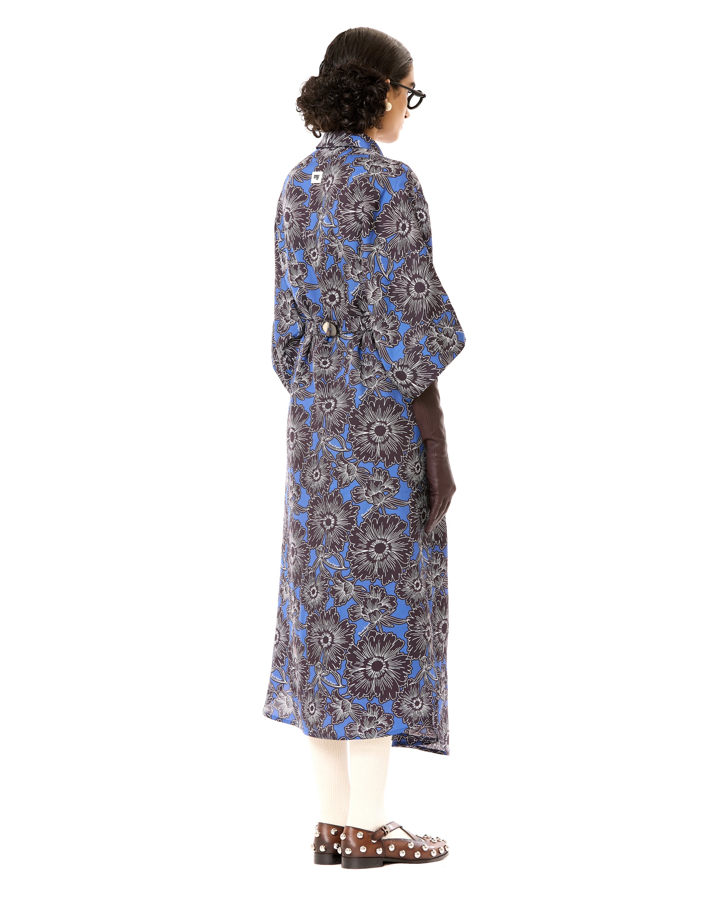 Crossover Printed Dress