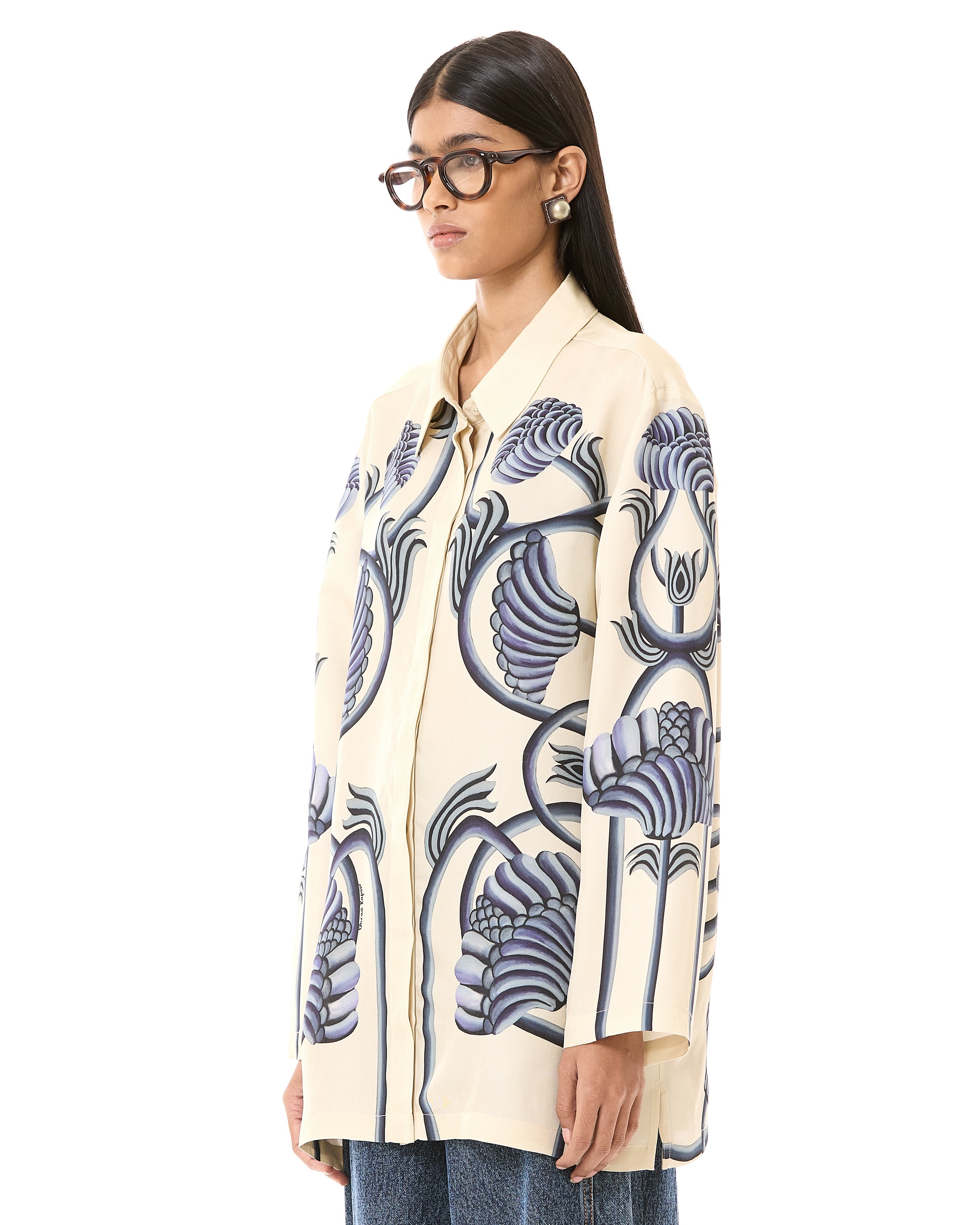 Engineered Draped Shirt