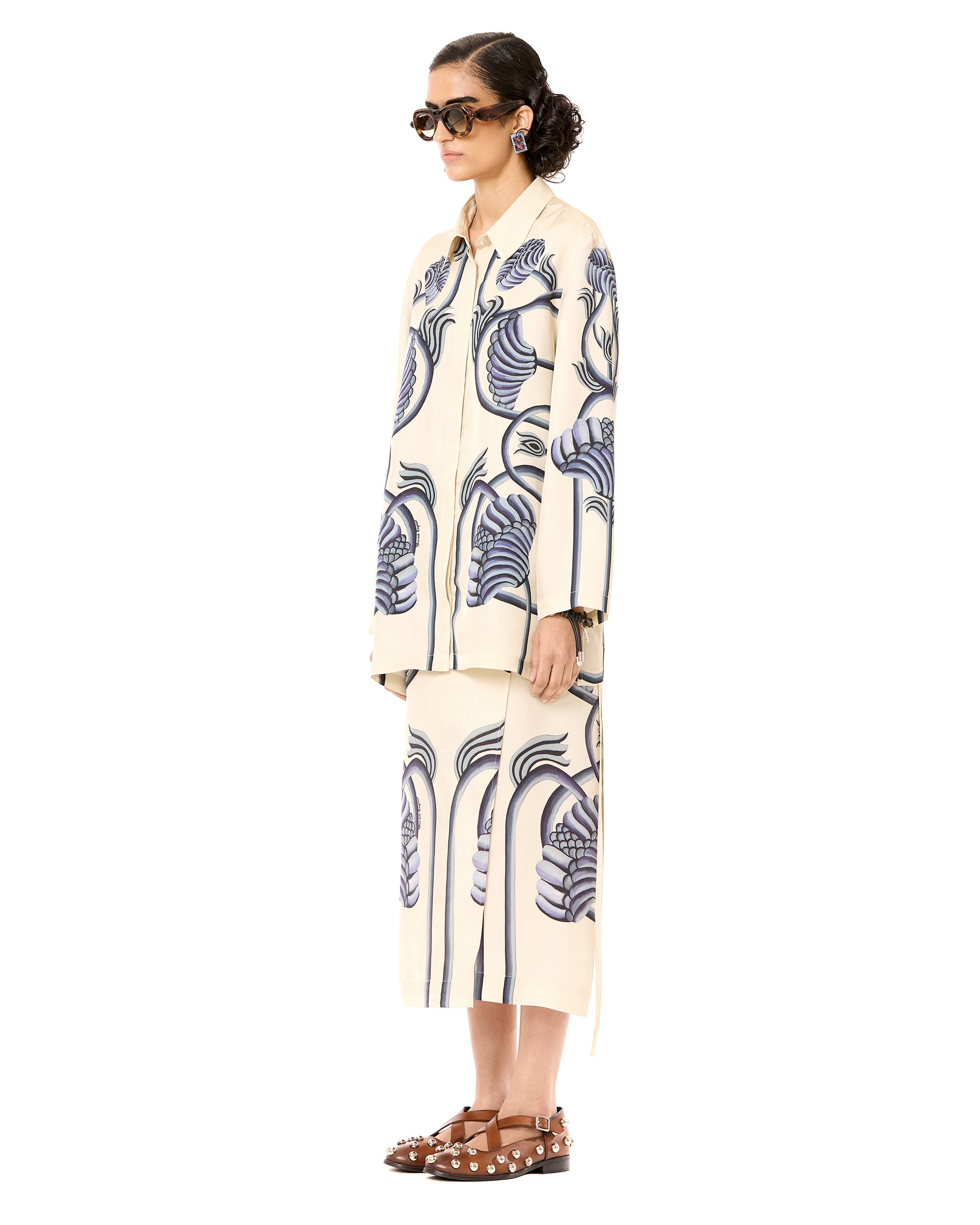 Engineered Draped Co-ord Set