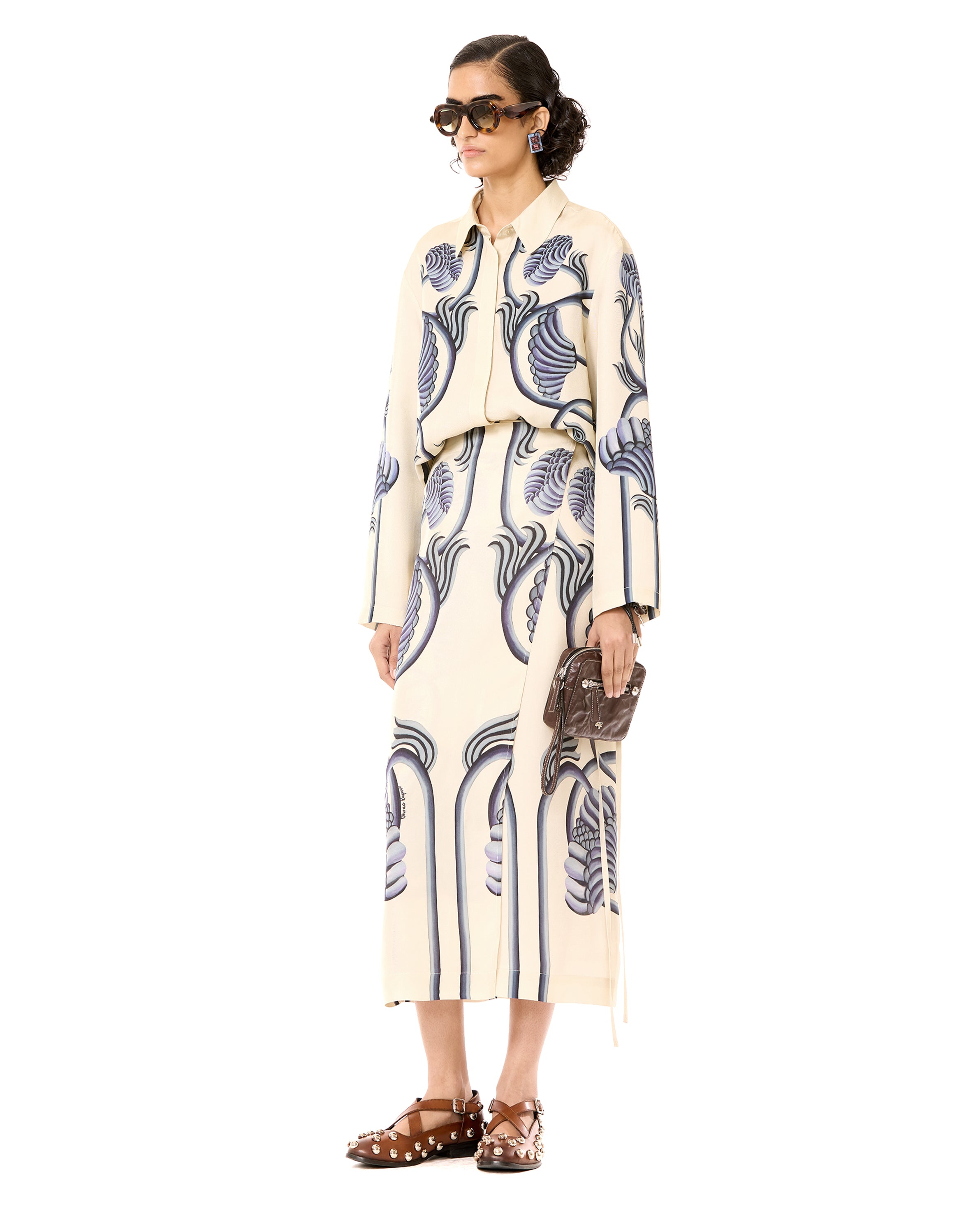 Engineered Draped Co-ord Set