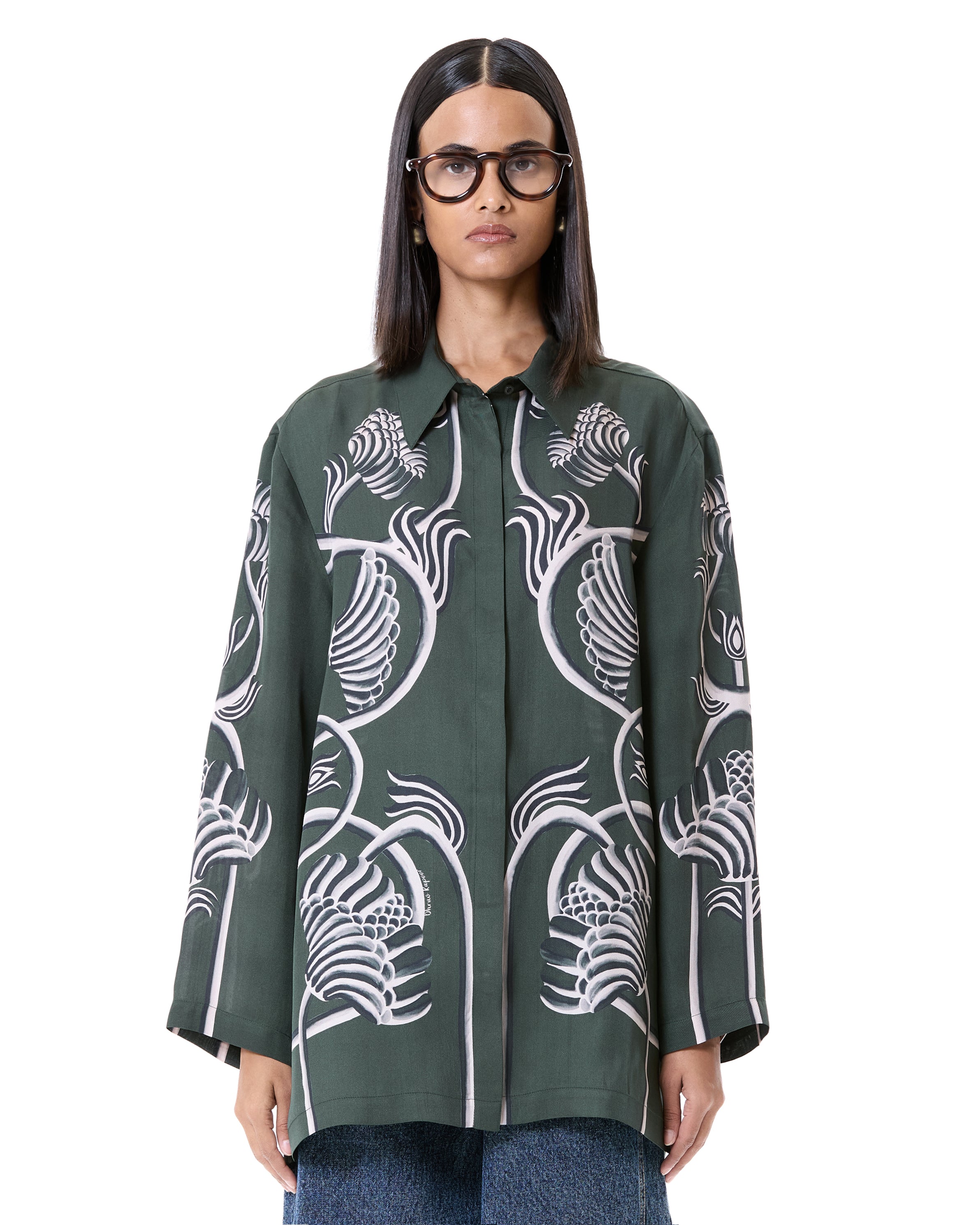 Engineered Draped Shirt