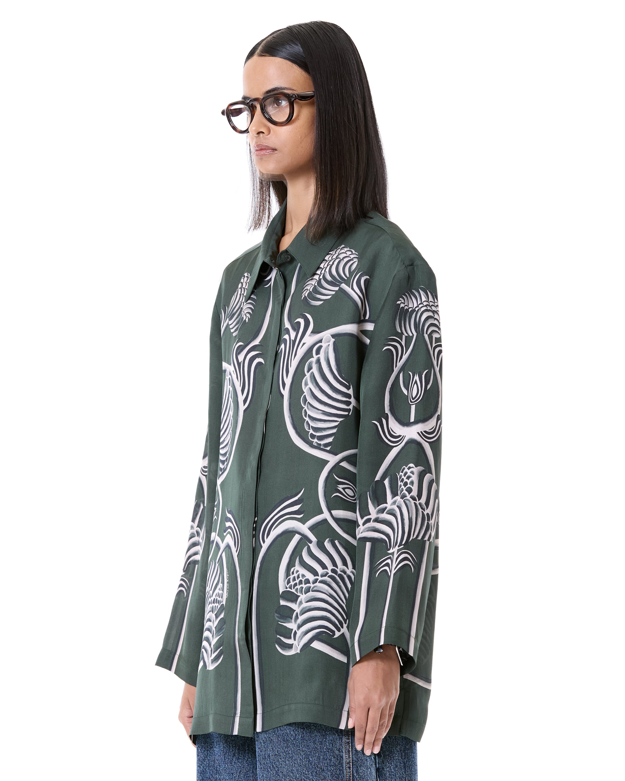 Engineered Draped Shirt