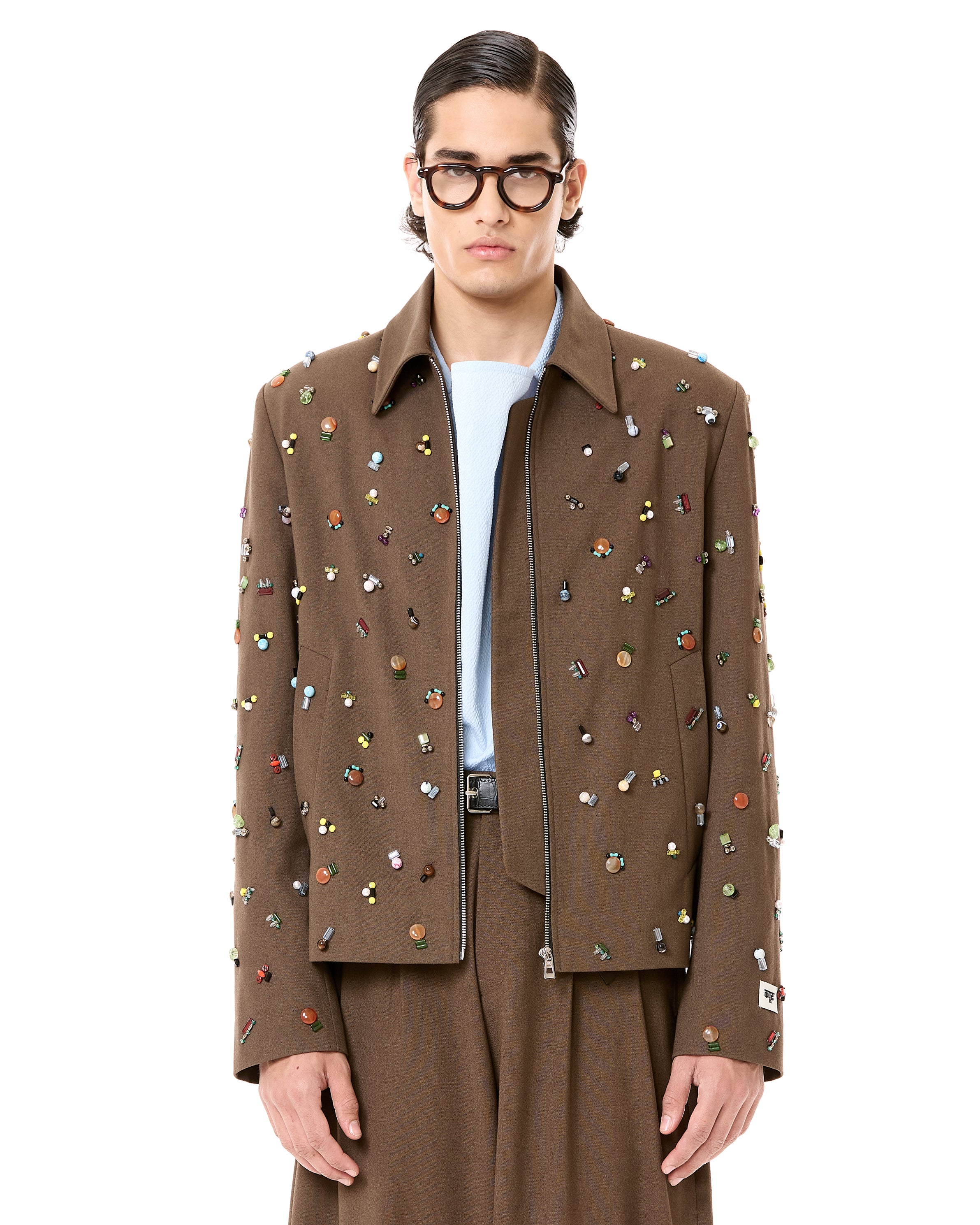 Handcrafted Zip-up Jacket