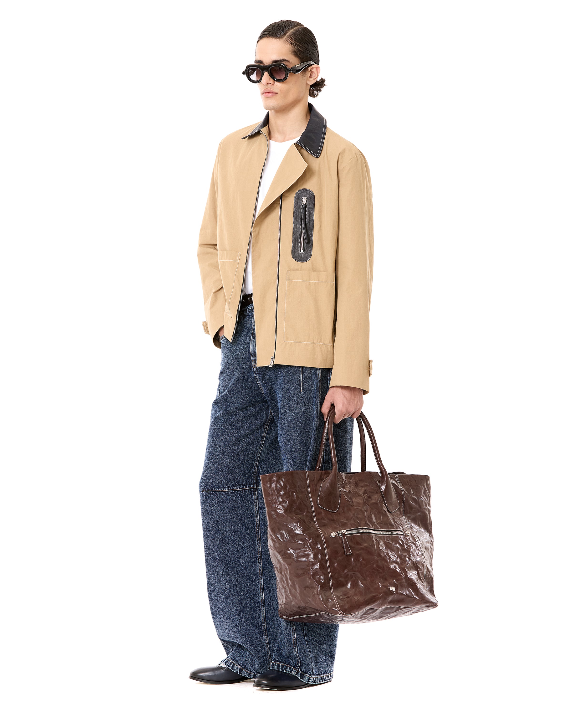 Mix Media Chore Jacket