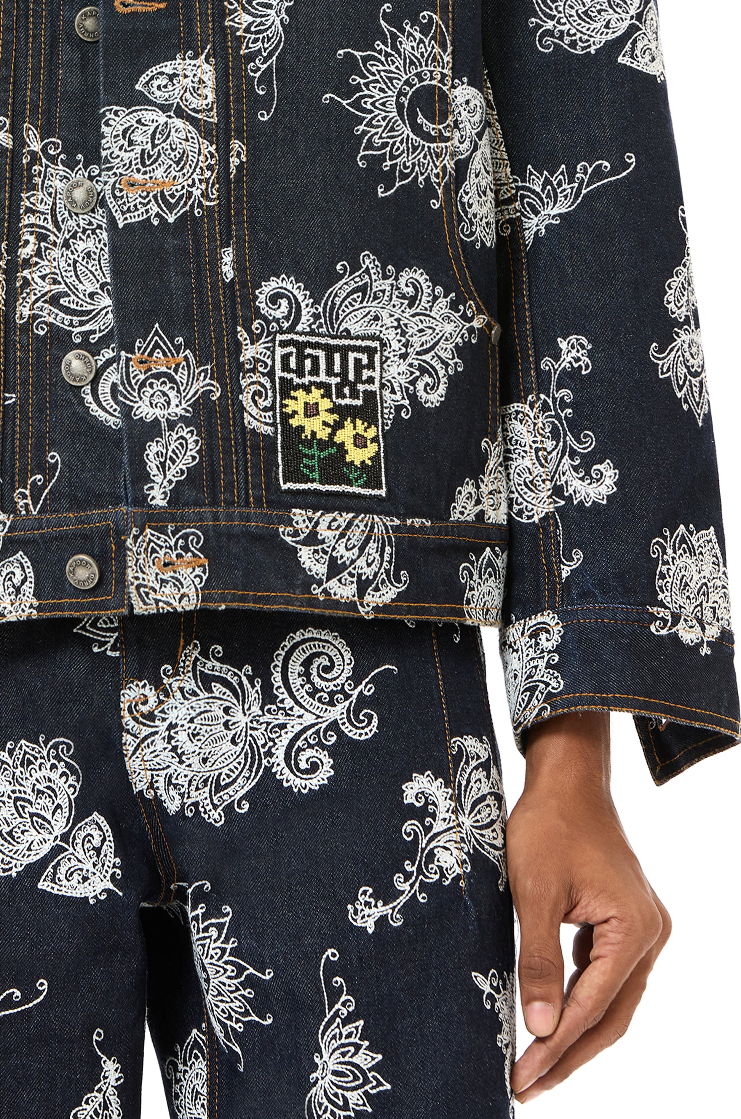 Embroidered Denim Jacket