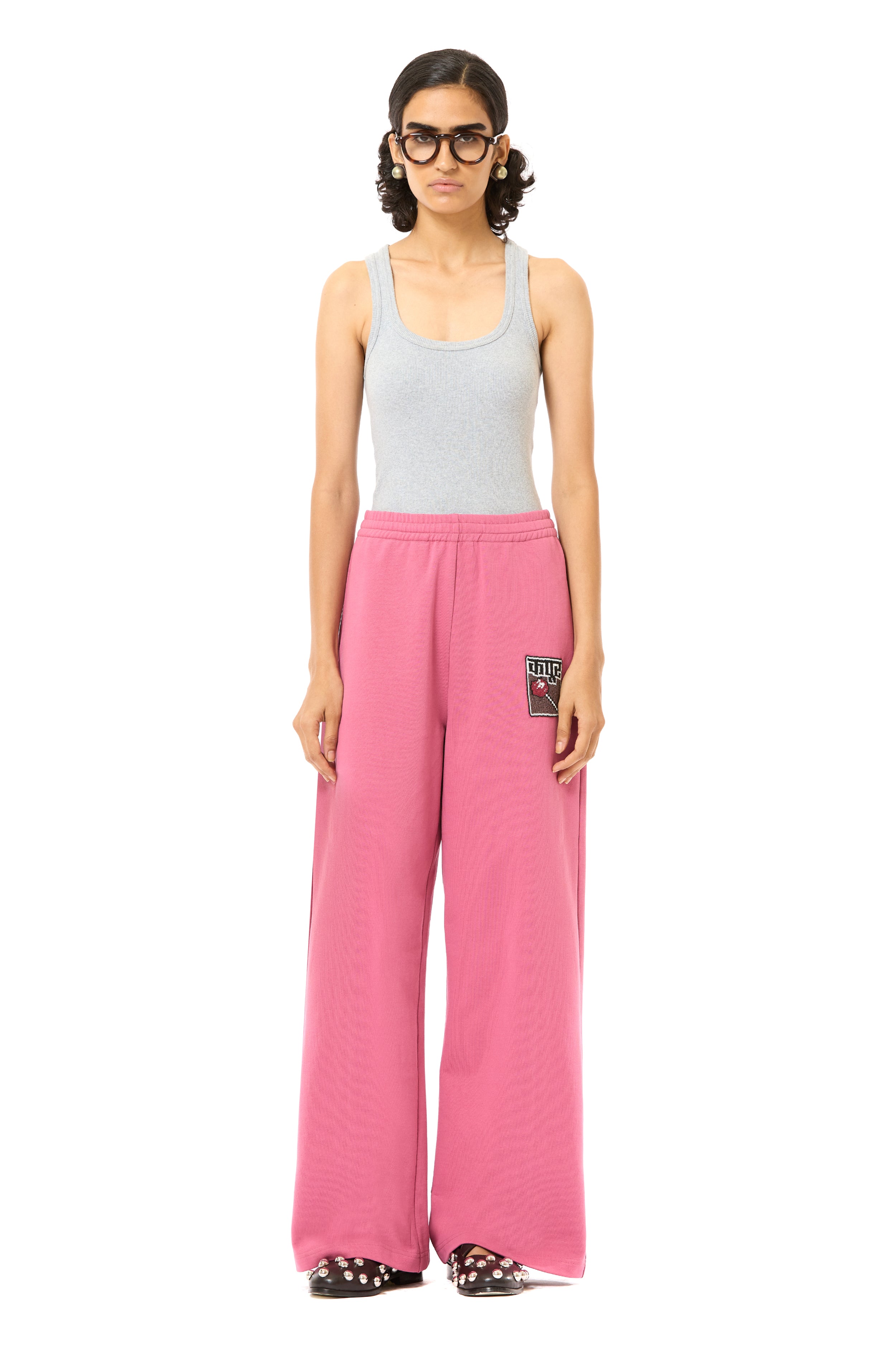 Logo Wide Leg Sweatpants