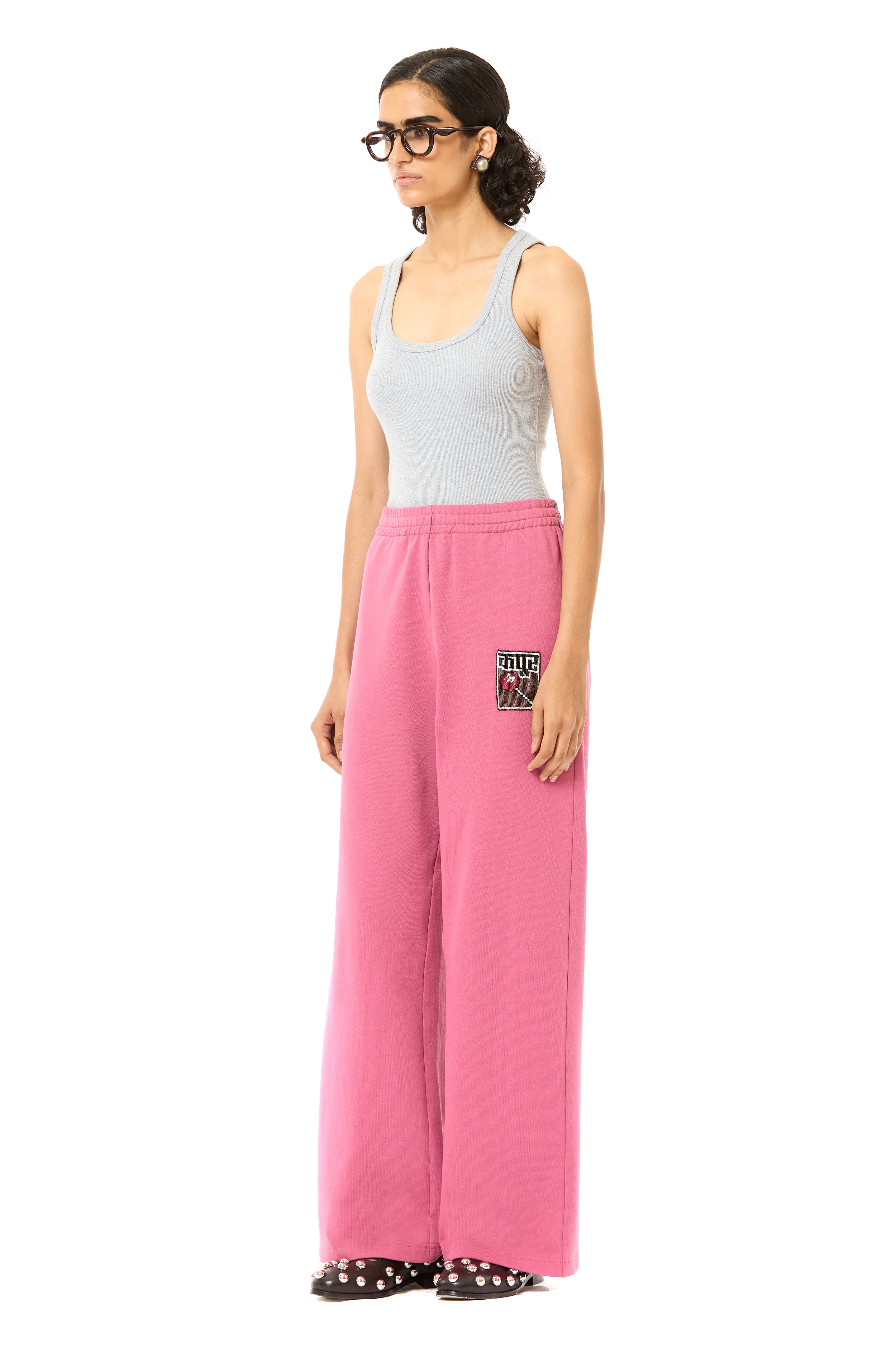Logo Wide Leg Sweatpants