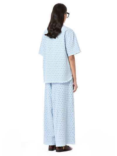 Punctured Denim Co-ord set