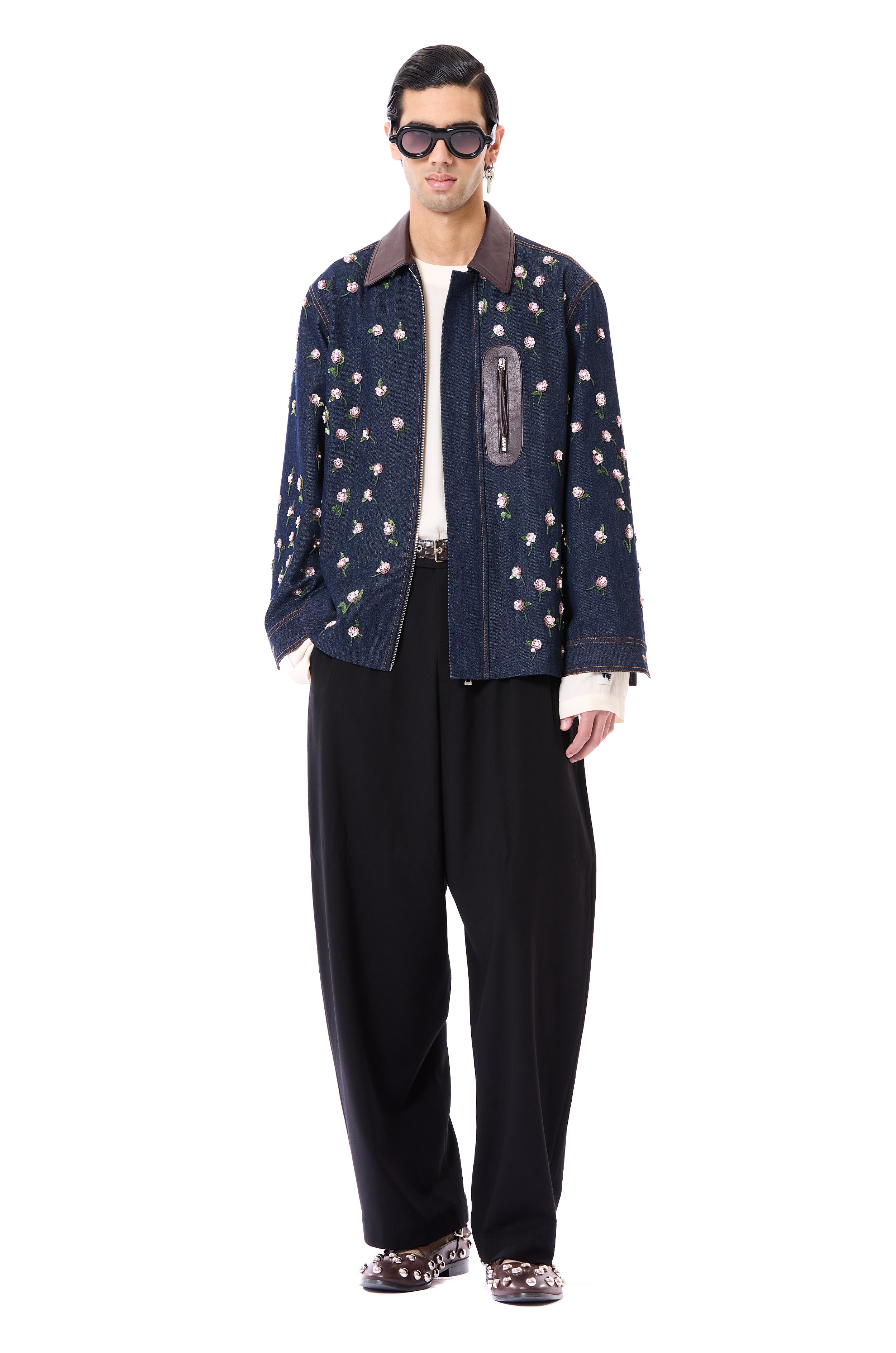 Handcrafted Mix Media Jacket