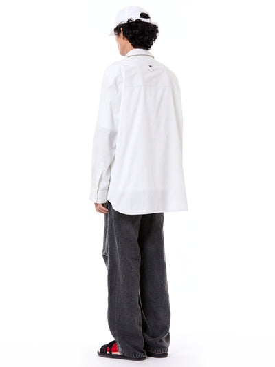 'Plasti-Fix' Popover Shirt