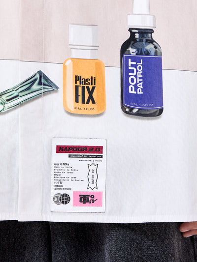 'Plasti-Fix' Popover Shirt