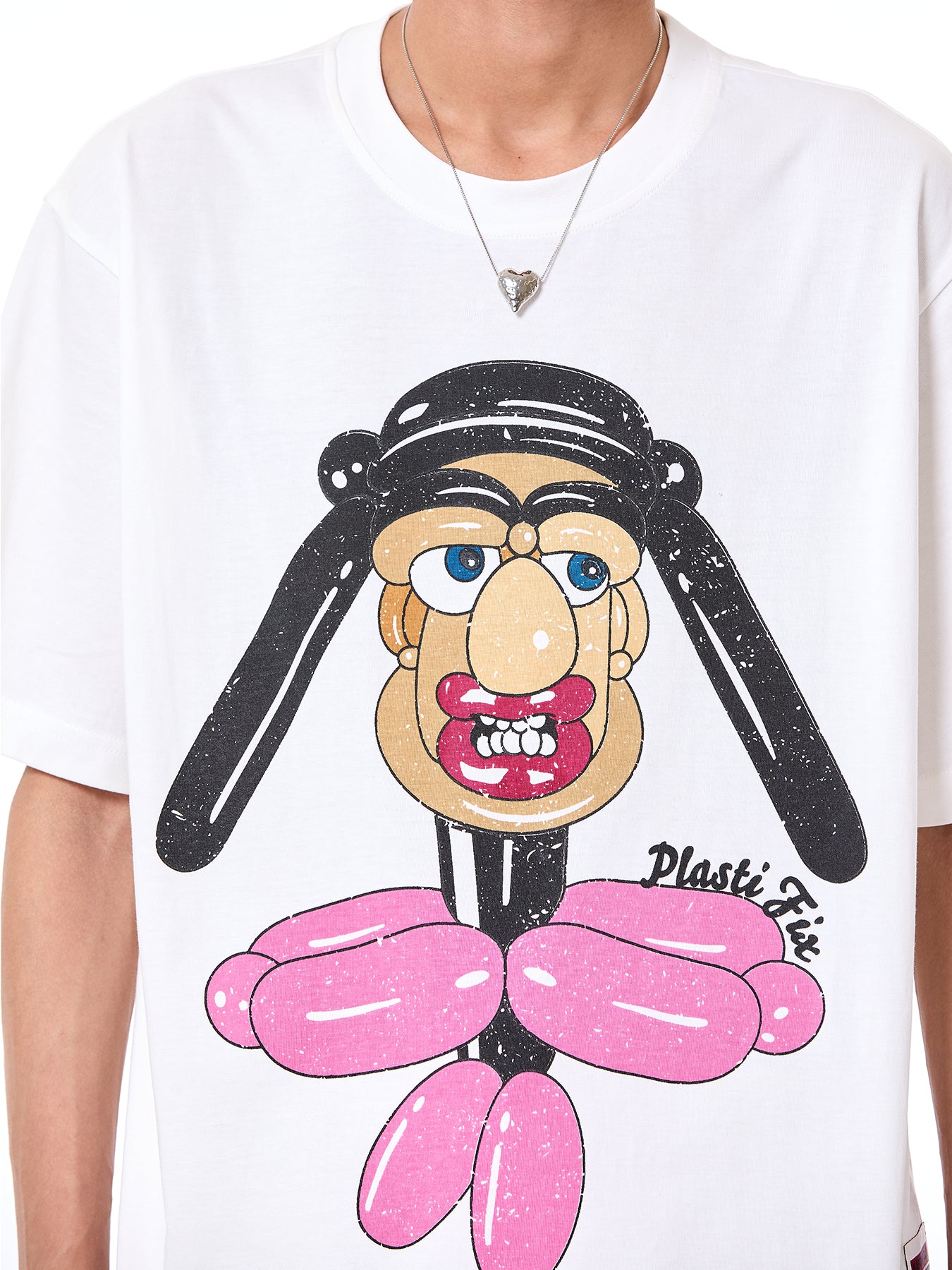 'Balloon Face' Oversized Tee
