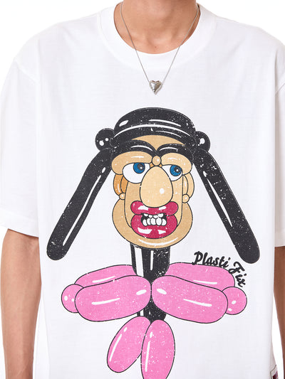'Balloon Face' Oversized Tee