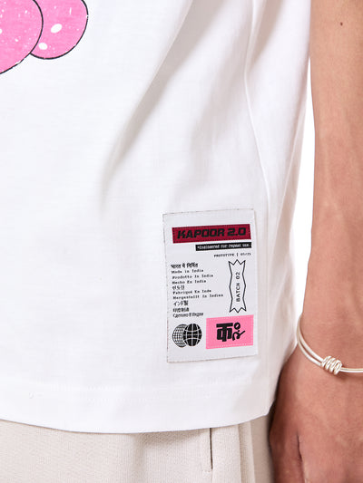 'Balloon Face' Oversized Tee