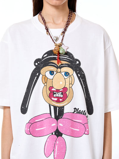 'Balloon Face' Oversized Tee