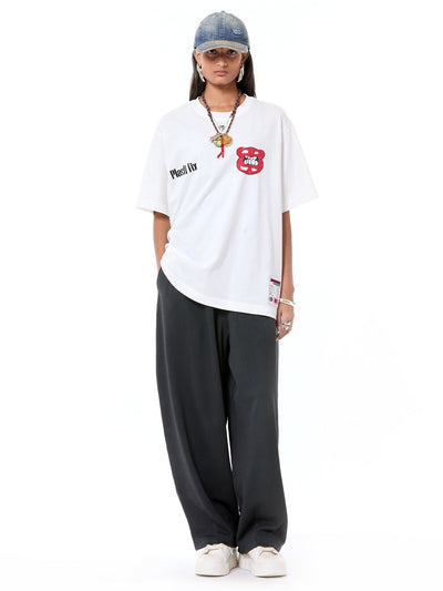 'Plasti-Fix' Oversized Tee