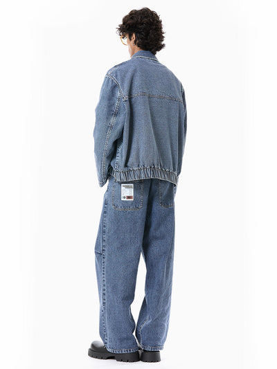Distressed Bomber Jacket