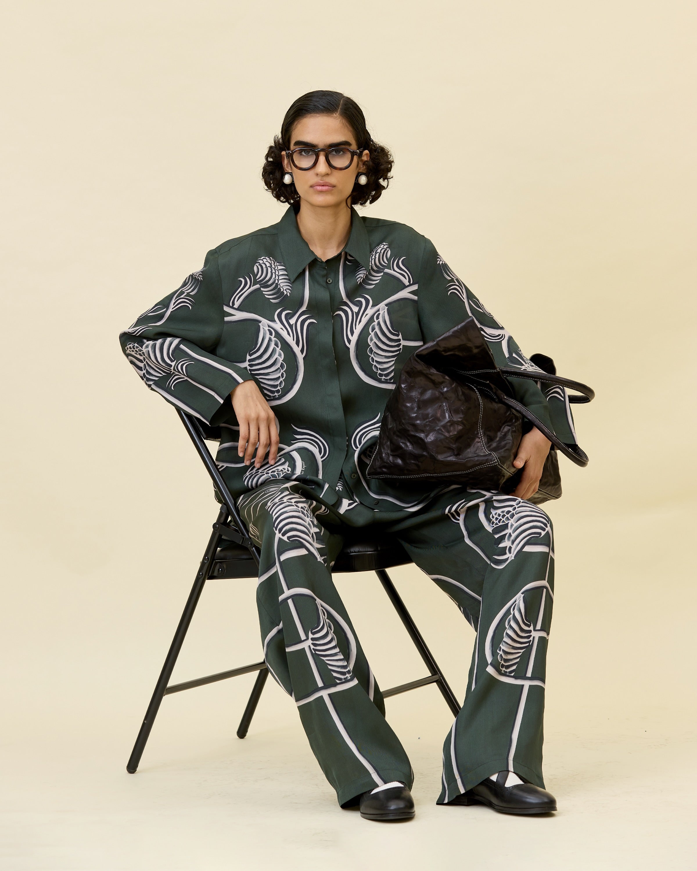 Engineered Draped Co-ord Set