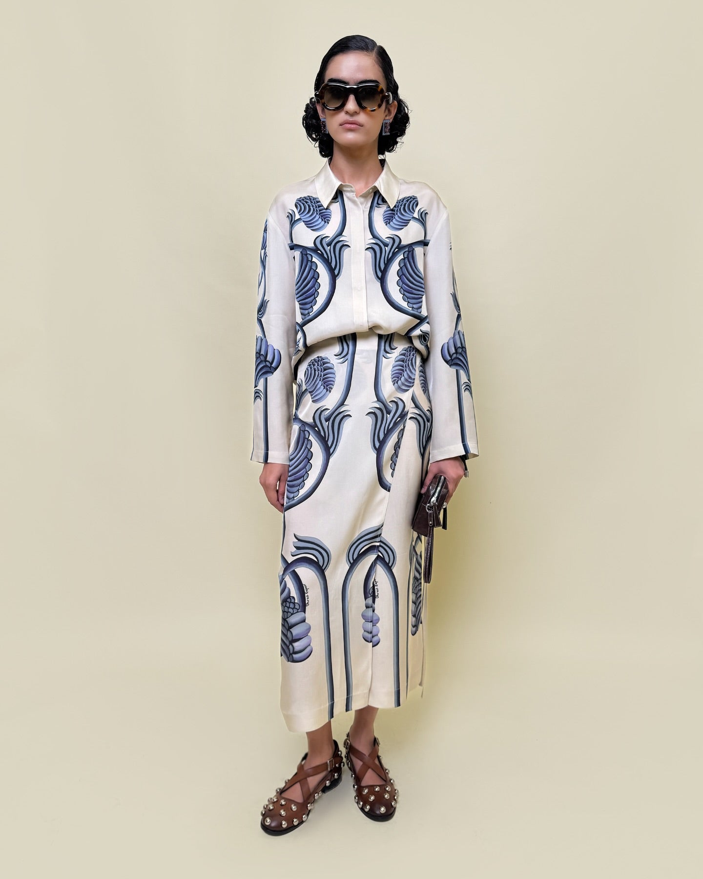 Engineered Draped Co-ord Set