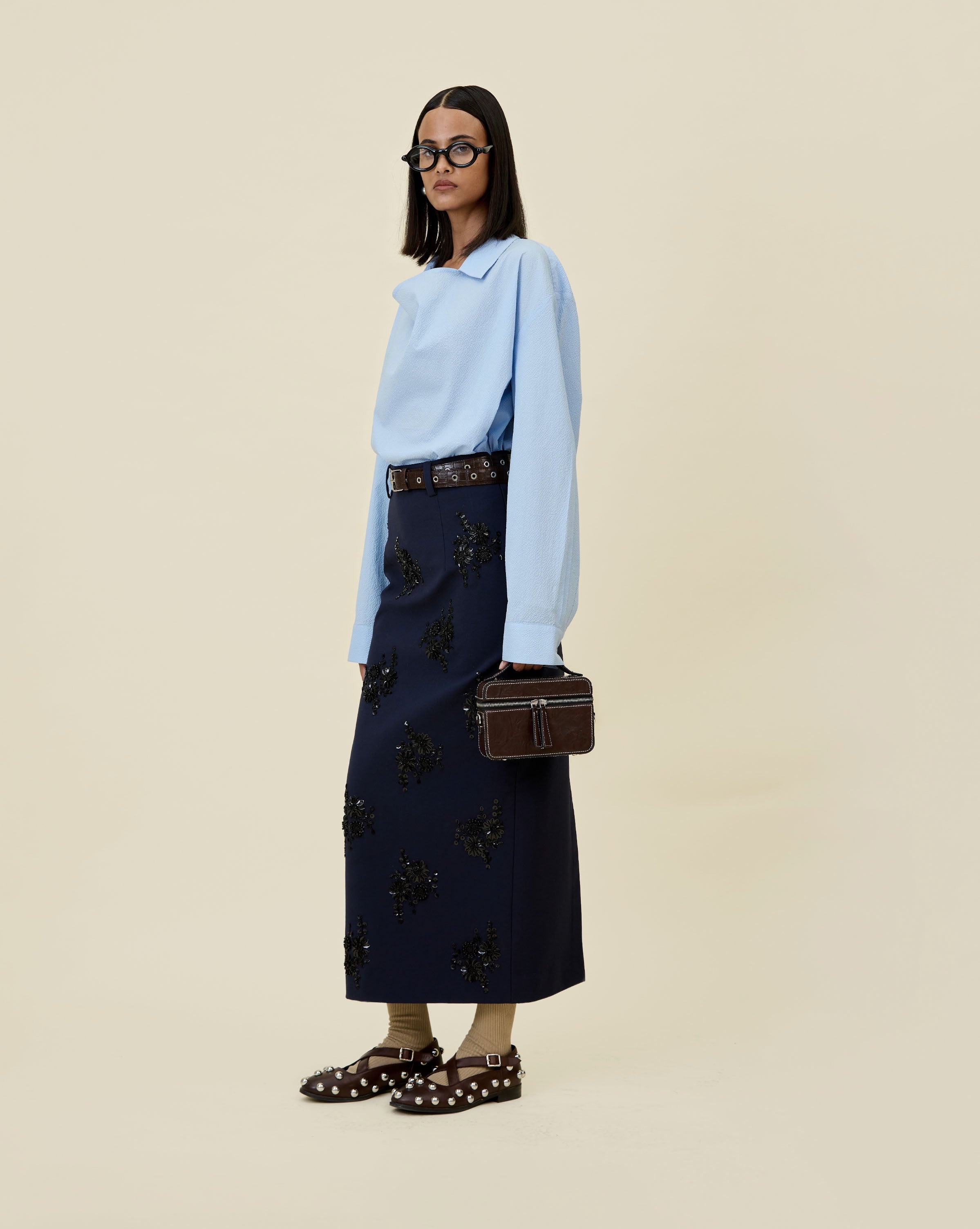 Handcrafted Midi Skirt
