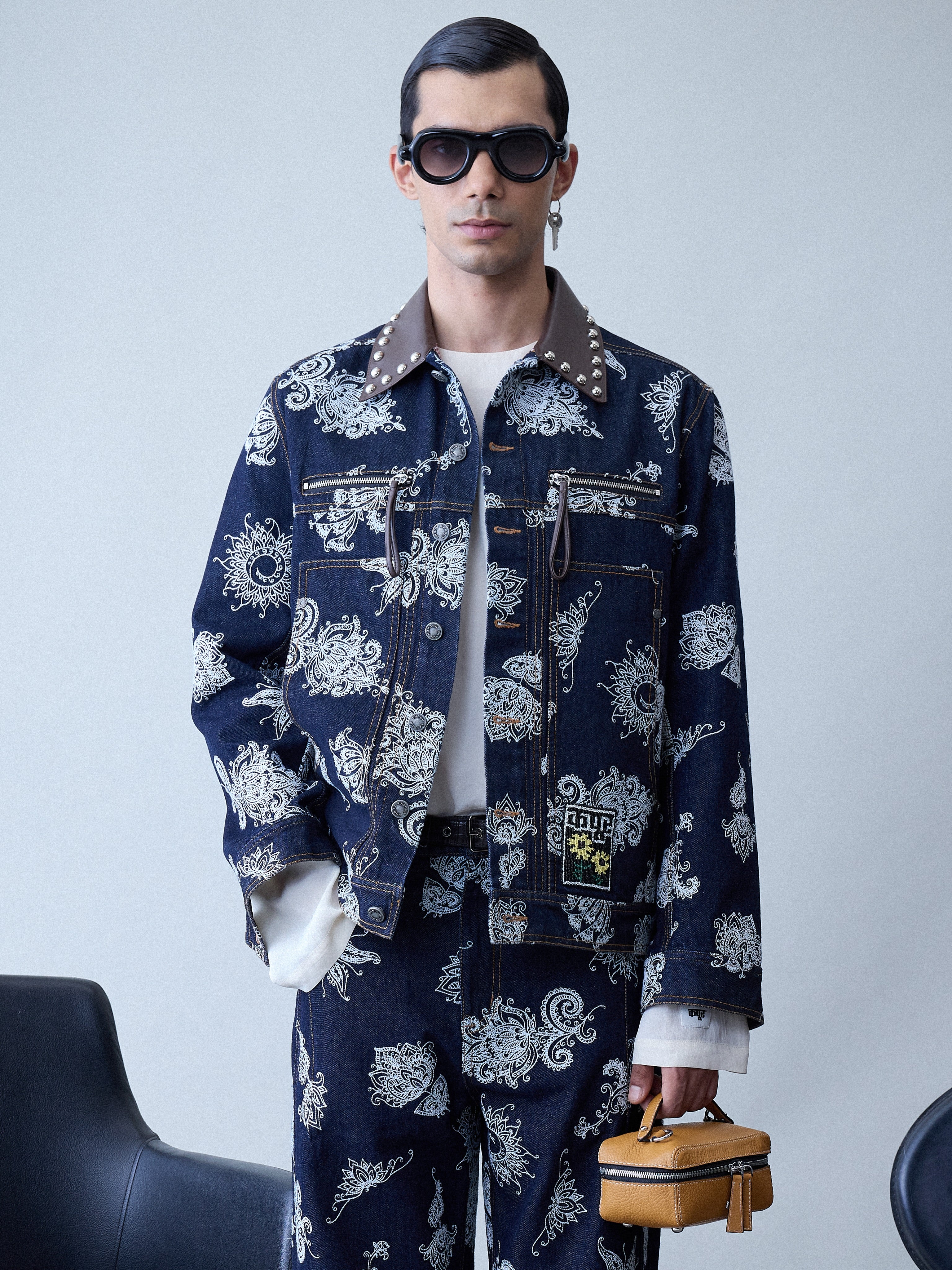 Embroidered Denim Jacket