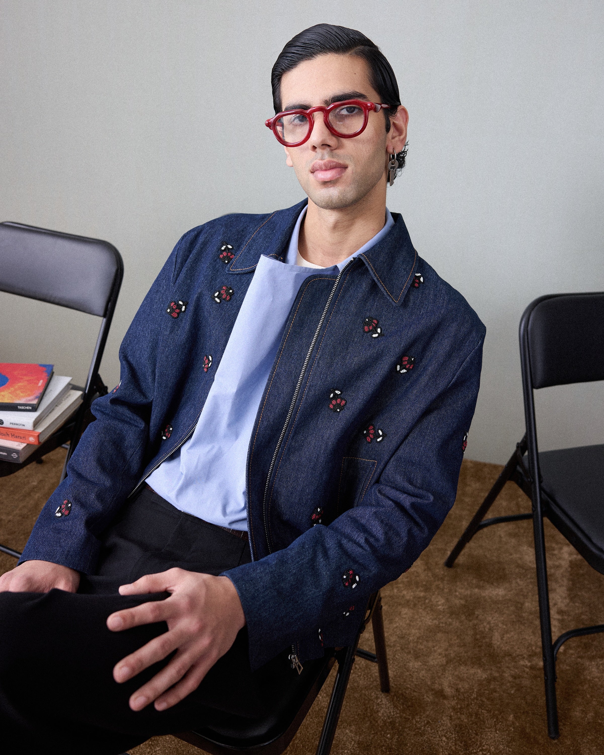 Handcrafted Zip-up Jacket