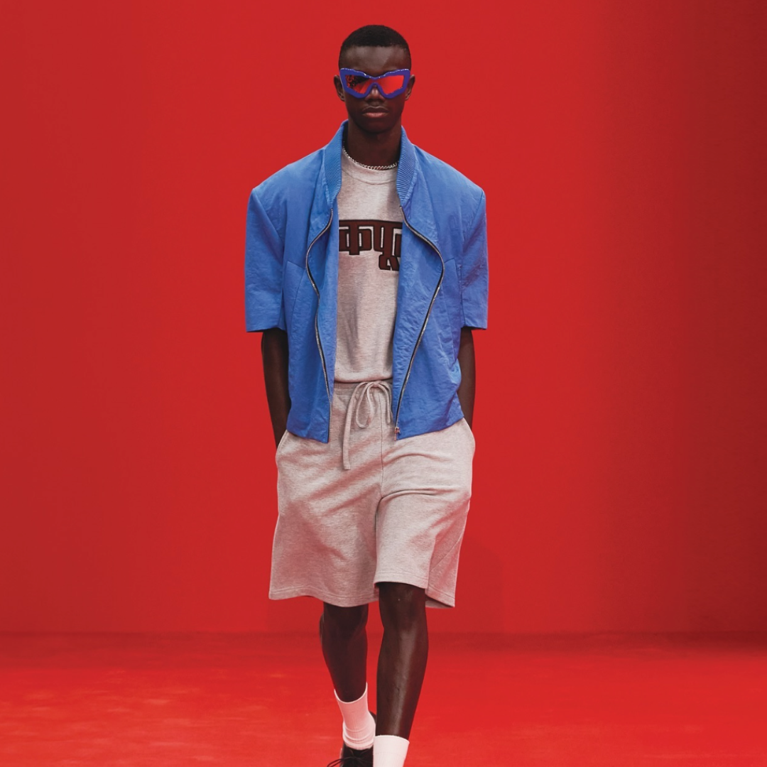 Expanded Half-Sleeves Bomber Jacket