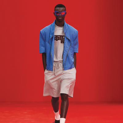 Expanded Half-Sleeves Bomber Jacket