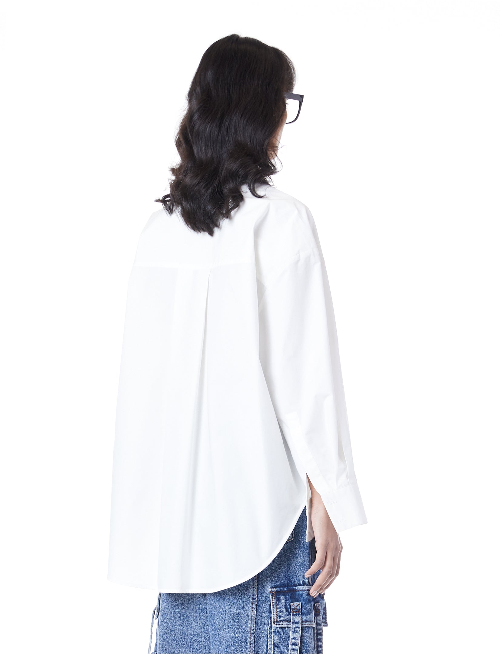 OVERSIZED TIE-UP SHIRT