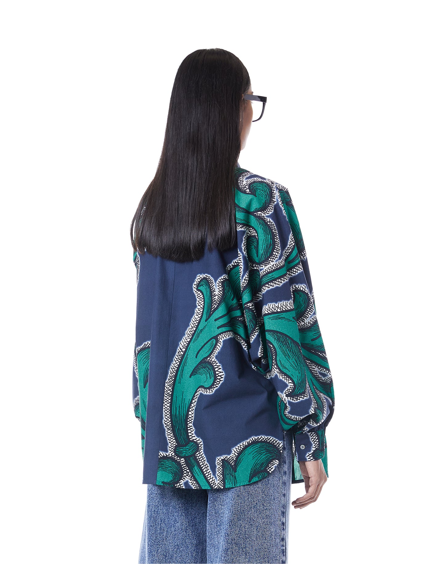 ENGINEERED TIE-UP BATWING SHIRT