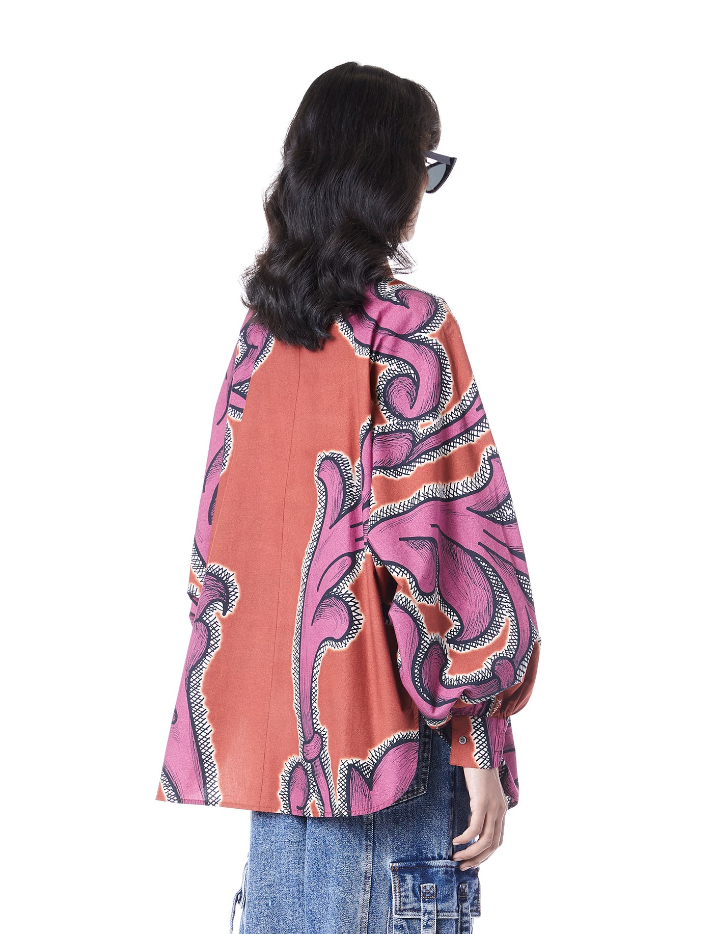 ENGINEERED TIE-UP BATWING SHIRT