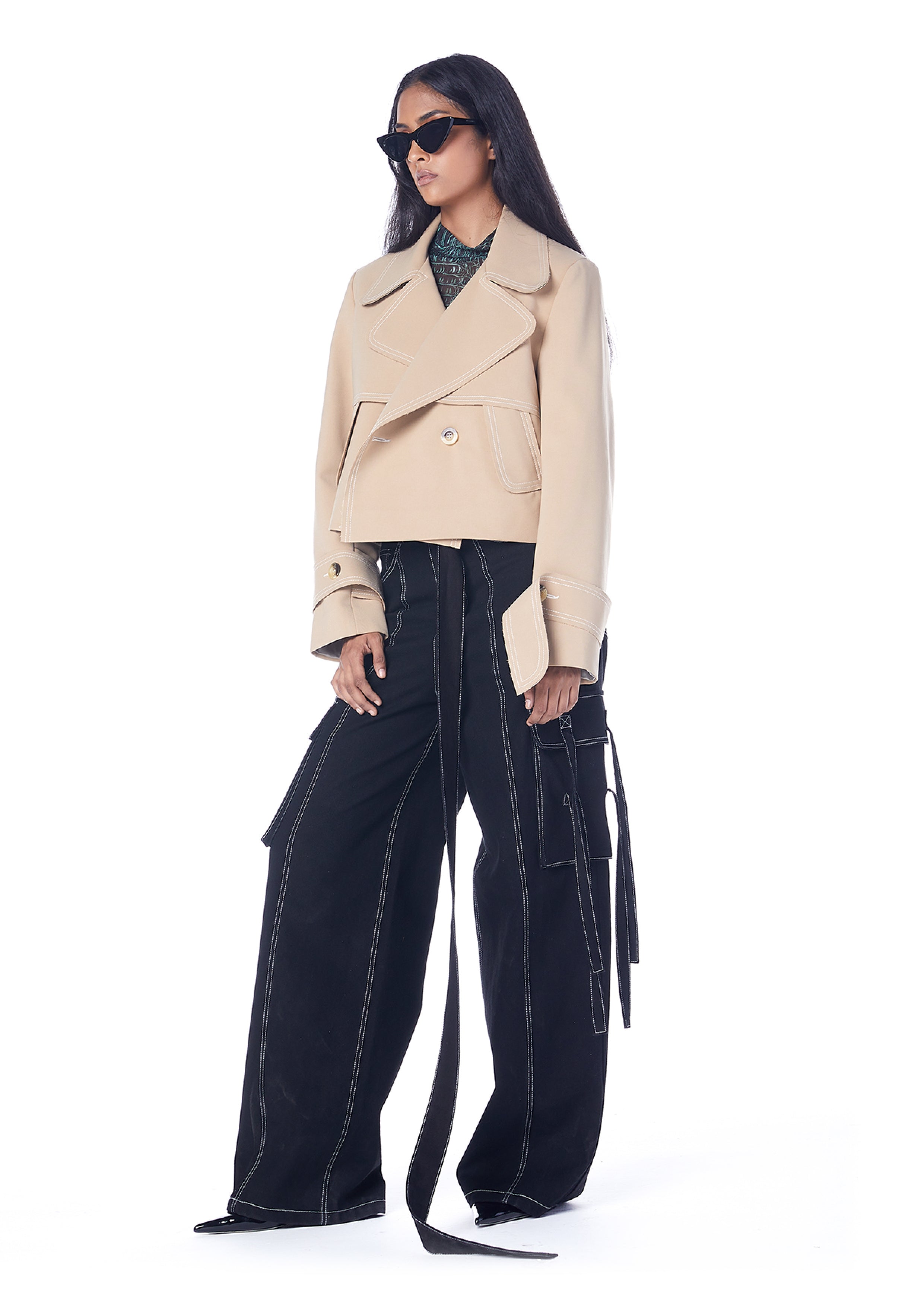 RECYCLED CROPPED TRENCH