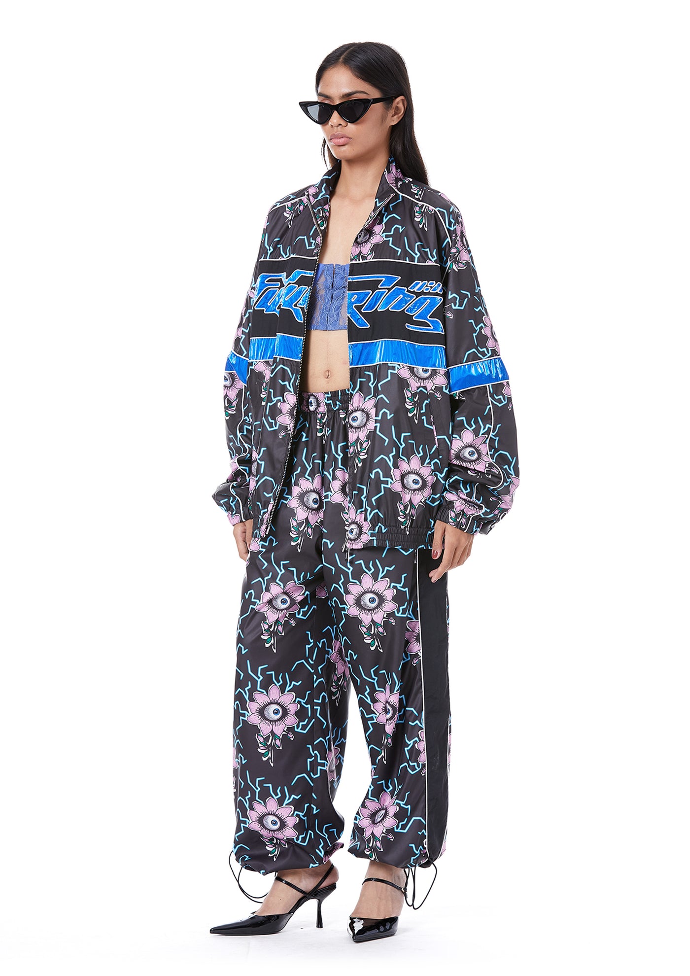 PANELED MAXI SWEATPANTS